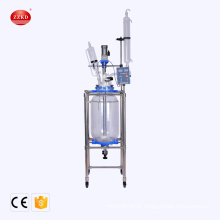 50L Lab Pyrex Double Glass Reactor with Vacuum Pump